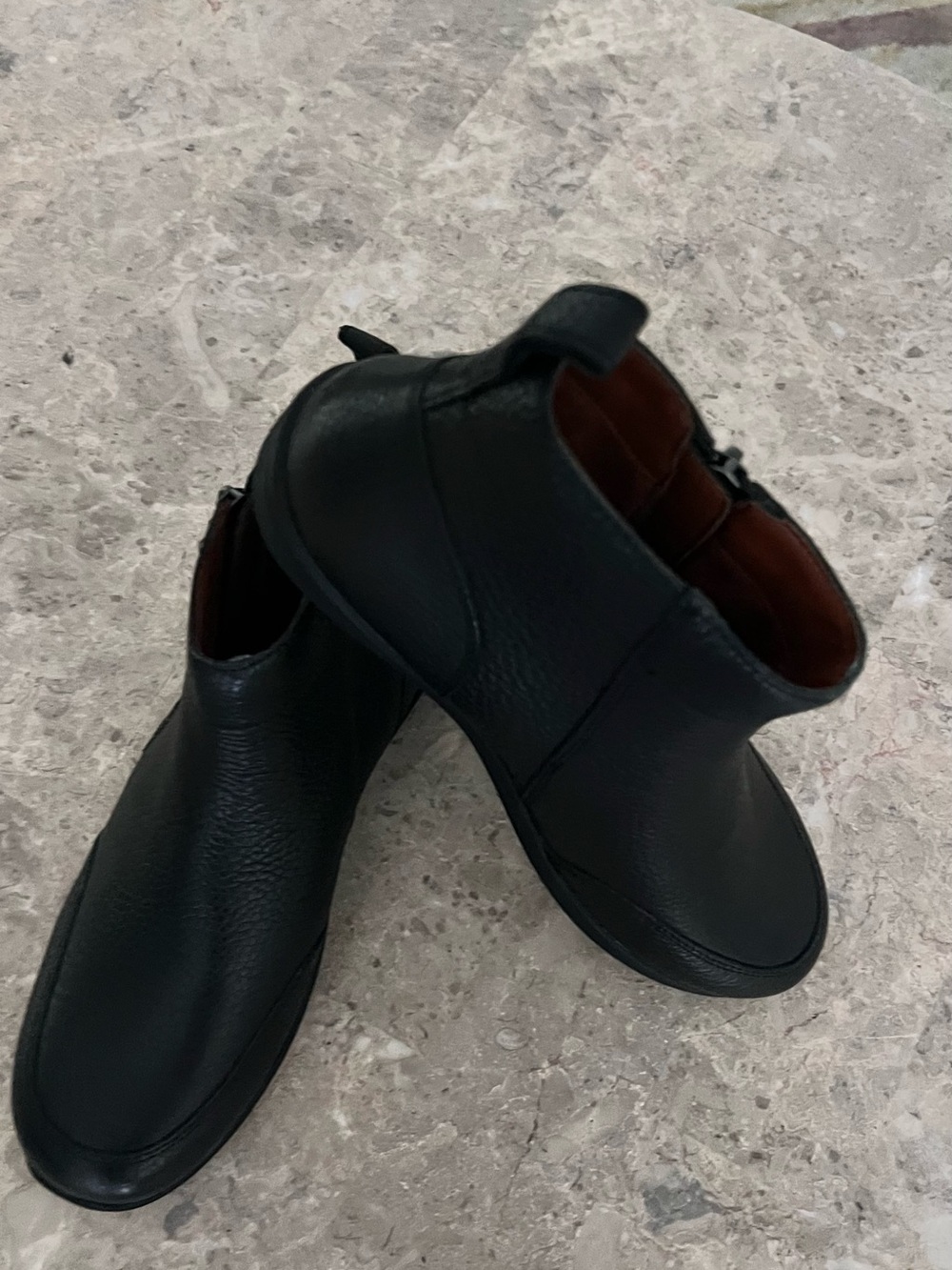 Women’s Black Leather Ankle Boots